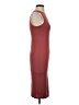 Final Touch Solid Burgundy Casual Dress Size S - photo 4