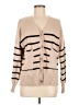 Unbranded Stripes Tan Cardigan Size M - photo 1