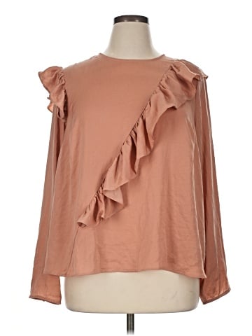 Lane Bryant Long Sleeve Blouse (view 1)
