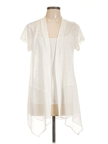 August Silk Cardigan (view 1)