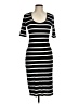Forever 21 Stripes Black Casual Dress Size M - photo 1