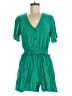 Zara Solid Green Romper Size M - photo 1