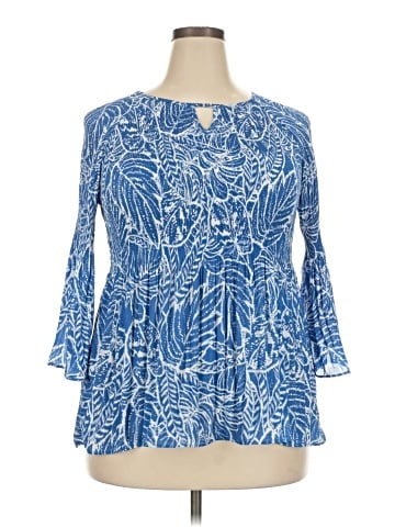 Sunny Leigh 3/4 Sleeve Blouse (view 1)