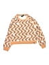 Volcom Print Orange Pullover Sweater Size 8 - 10 - photo 1
