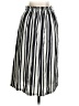 Le Lis Stripes Blue Silver Casual Skirt Size S - photo 2