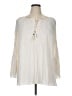 French Laundry 100% Polyester Ivory 3/4 Sleeve Blouse Size 1X - photo 1