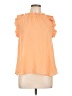 Blu Pepper 100% Polyester Orange Sleeveless Blouse Size L - photo 1