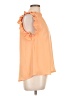 Blu Pepper 100% Polyester Orange Sleeveless Blouse Size L - photo 4