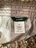 J.Crew 100% Polyester Metallic Silver Formal Skirt Size 00 - photo 4