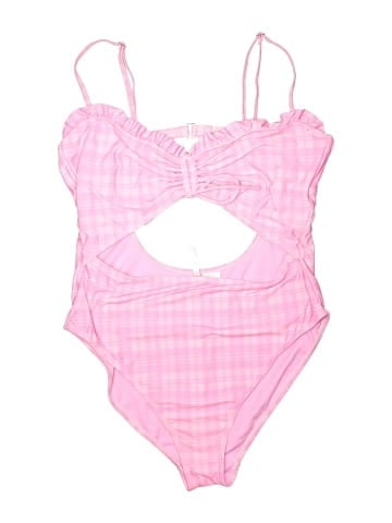 Celebrity Pink One Piece Swimsuit (view 1)