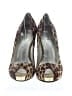 Guess Animal Print Gold Tan Heels Size 8 1/2 - photo 2