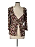 JM Collection Brown 3/4 Sleeve Blouse Size L - photo 1