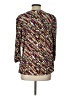 JM Collection Brown 3/4 Sleeve Blouse Size L - photo 2