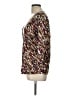 JM Collection Brown 3/4 Sleeve Blouse Size L - photo 5