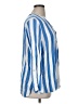 Ruby Rd. 100% Rayon Stripes Blue Long Sleeve Blouse Size XL - photo 4