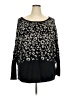 Jones New York Animal Print Black Pullover Sweater Size 3X - photo 1