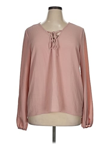 Charlotte Russe Long Sleeve Blouse (view 1)