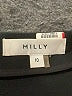 Milly 100% Polyester Solid Black Skort Size 10 - photo 3