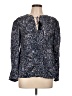 Rebecca Taylor Blue Long Sleeve Blouse Size 12 - photo 1