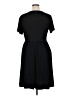 Unbranded Solid Black Casual Dress Size XL - photo 2