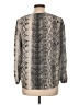 Joie 100% Silk Gray 3/4 Sleeve Silk Top Size L - photo 2