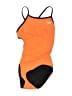 Speedo Color Block Orange One Piece Swimsuit Size S (estimated) - photo 1