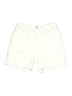 Gloria Vanderbilt Solid Ivory Khaki Shorts Size M - photo 1