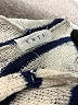 ENTI Stripes Ivory Pullover Sweater Size L (estimated) - photo 7