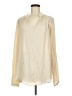 Gap 100% Polyester Ivory Long Sleeve Blouse Size M - photo 1