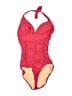 J.Crew Solid Red One Piece Swimsuit Size 4 - photo 1