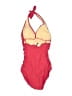J.Crew Solid Red One Piece Swimsuit Size 4 - photo 2