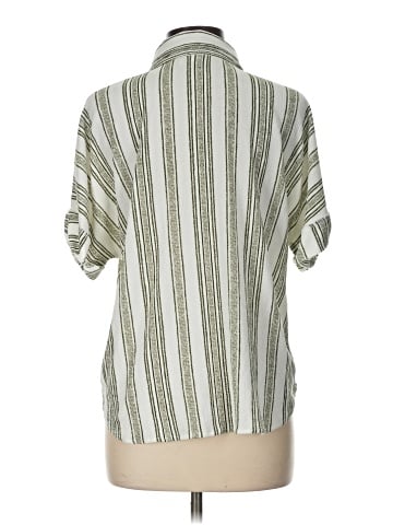 Wrapper Short Sleeve Blouse (view 2)