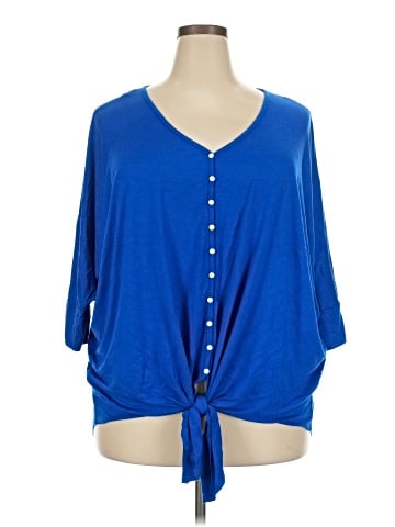 Karen Kane 3/4 Sleeve Blouse (view 1)