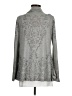Testament 100% Polyester Gray Cardigan Size M - photo 2