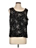 Rebecca Malone Black Sleeveless Blouse Size L (petite) - photo 1
