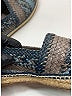 Dolce & Gabbana Tweed Blue Teal Leather Espadrilles Size 7 - photo 4