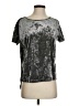 Rebecca Minkoff Metallic Gray Short Sleeve Top Size S - photo 1
