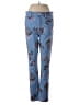 Hudson Jeans Floral Blue Jeans Size 30 - photo 1