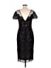 Collection 100% Polyamide Black Cocktail Dress Size 6 - photo 2