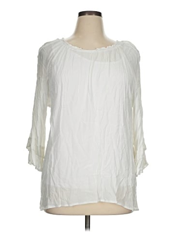 Christopher & Banks 3/4 Sleeve Blouse (view 1)