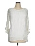 Christopher & Banks 100% Rayon Ivory 3/4 Sleeve Blouse Size XL - photo 1
