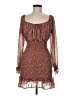 Assorted Brands 100% Polyester Paisley Brown Cocktail Dress Size M - photo 1
