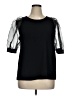 Calvin Klein Black 3/4 Sleeve Top Size XL - photo 1