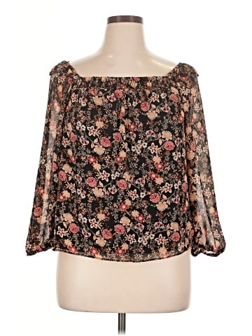Eclair 3/4 Sleeve Blouse (view 1)