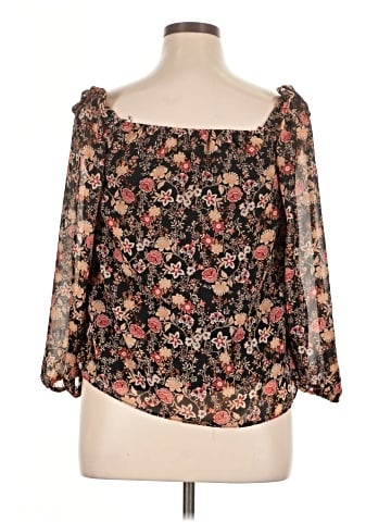 Eclair 3/4 Sleeve Blouse (view 2)