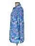 Lands' End Paisley Blue Long Sleeve Blouse Size L - photo 5