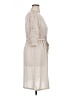 H&M 100% Polyester Ivory Casual Dress Size 14 - photo 4