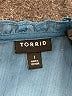 Torrid Blue Sleeveless Blouse Size 1X Plus (1) - photo 7