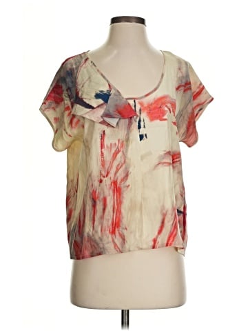 Babette Short Sleeve Silk Top (view 1)