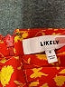 Likely 100% Polyester Orange Casual Dress Size 6 - photo 7